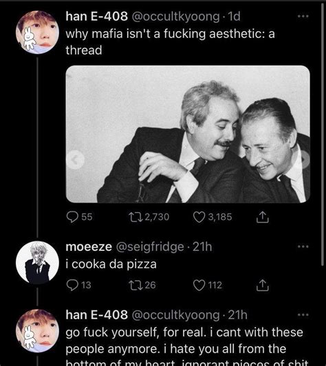 Why Mafia Isn't an Aesthetic / I Cooka Da Pizza .